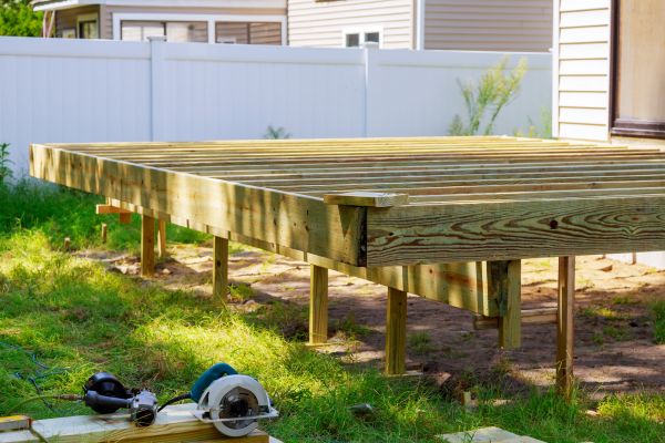 Elevated Deck Installation in Fredericksburg