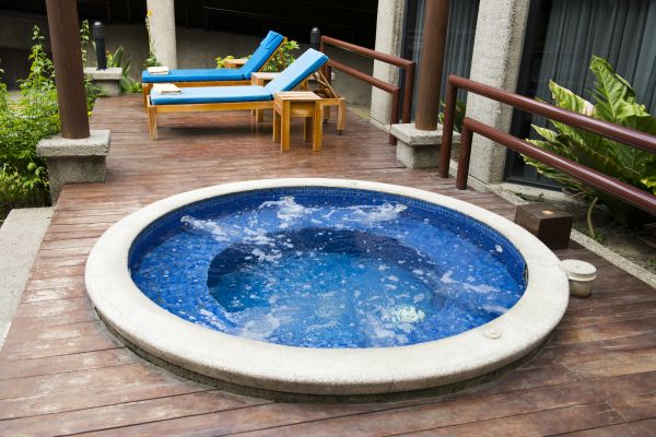 Hot Tub Deck Construction in Fredericksburg
