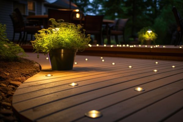 Ground Level Deck Construction in Fredericksburg